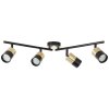 Brilliant Maribel Spotlights brass, black, 4-light sources
