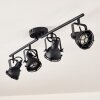 JONSERED Ceiling Light LED black, 4-light sources