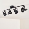 JONSERED Ceiling Light LED black, 4-light sources
