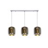 Lucide ERYN Pendant Light chrome, 3-light sources