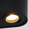 Quimper Ceiling Light black, 2-light sources