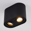 Quimper Ceiling Light black, 2-light sources