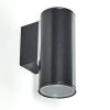 BRACHY Outdoor Wall Light LED black, 2-light sources
