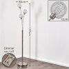 Bernado Floor Lamp matt nickel, 3-light sources