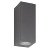 LCD SUHL Outdoor Wall Light grey, 2-light sources