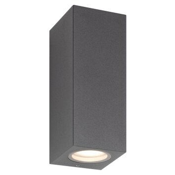 LCD SUHL Outdoor Wall Light grey, 2-light sources