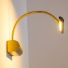 Trio Curtis wall light LED antique brass, brass, 1-light source