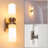 SUNDBORN Wall Light brushed steel, 2-light sources