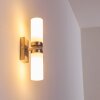 SUNDBORN Wall Light brushed steel, 2-light sources