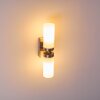SUNDBORN Wall Light brushed steel, 2-light sources