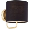 Brilliant CLARIE Wall Light brass, 1-light source