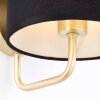 Brilliant CLARIE Wall Light brass, 1-light source