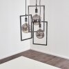 JANSKLOSTER Pendant Light brushed steel, 3-light sources