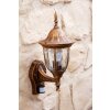 Ribadeo outdoor wall light brown, gold, 1-light source, Motion sensor