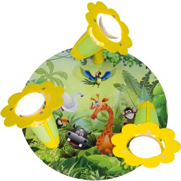 Elobra WILDNIS Spotlights green, 3-light sources