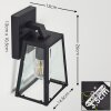 HJERPSTED Outdoor Wall Light black, 1-light source