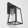 HJERPSTED Outdoor Wall Light black, 1-light source