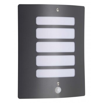 Brilliant TODD Outdoor Wall Light anthracite, 1-light source, Motion sensor