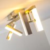 Sakami ceiling light LED matt nickel, 4-light sources
