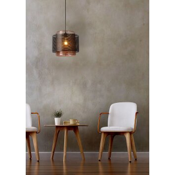Lucide ORRIN Pendant Light black, 1-light source