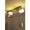 Trio 8214 ceiling light LED aluminium, chrome, stainless steel, 3-light sources