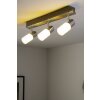 Trio 8214 ceiling light LED aluminium, chrome, stainless steel, 3-light sources