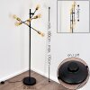 Coppet Floor Lamp black-gold, 6-light sources