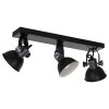 Steinhauer Brooklyn Ceiling Light black, 3-light sources