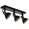 Steinhauer Brooklyn Ceiling Light black, 3-light sources