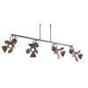 Globo CARSTEN Pendant Light rust-coloured, 4-light sources