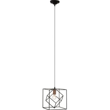 Brilliant Tycho pendant light copper, black, 1-light source