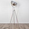 MALOY floor lamp chrome, matt nickel, 1-light source