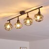 LIMASSOL Ceiling Light black, 4-light sources
