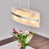 Avellino pendant light stainless steel, white, 3-light sources
