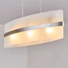 Avellino pendant light stainless steel, white, 3-light sources