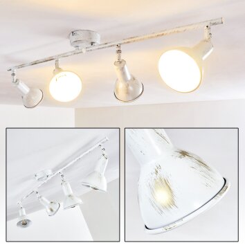 POLMAK Ceiling light gold, white, 4-light sources