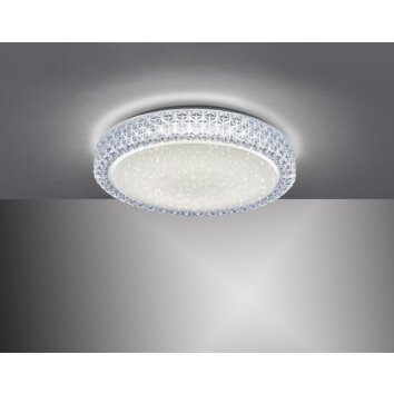 Leuchten-Direkt FRIDA ceiling light LED transparent, clear, 1-light source