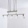 Bamenda Pendant Light matt nickel, 5-light sources