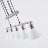 Bamenda Pendant Light matt nickel, 5-light sources