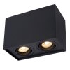 Lucide TUBE Ceiling Spotlight black, 2-light sources