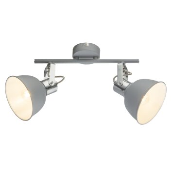 Globo GERDA ceiling spotlight grey, 2-light sources