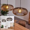 AGUEDA Pendant Light black, 2-light sources