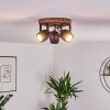 KUAH Ceiling Light black, 3-light sources