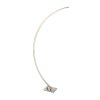 Globo SAHARA floor lamp LED matt nickel, 1-light source