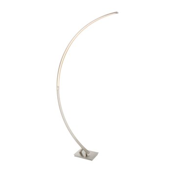 Globo SAHARA floor lamp LED matt nickel, 1-light source
