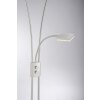 Leuchten-Direkt HELIA floor lamp LED stainless steel, 1-light source