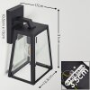 HORUPHAV Outdoor Wall Light black, 1-light source