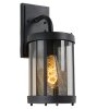 Lucide MAKKUM Outdoor Wall Light black, 1-light source