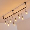 TJERGAAST Ceiling Light grey, black, 8-light sources
