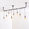 TJERGAAST Ceiling Light grey, black, 8-light sources